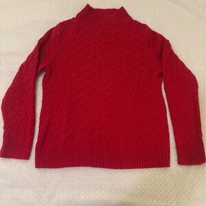 Vintage Red Turtleneck Sweater Croft & Borrow